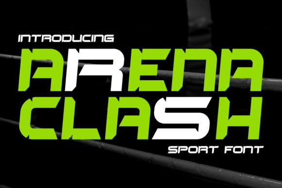 Arena Clash: Bold Typography for Modern Sports Design