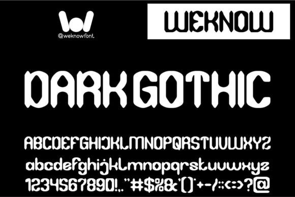 Dark Gothic: Modern Blackletter for Creative Branding