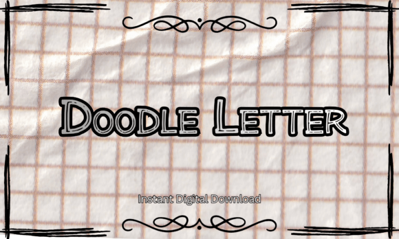 Doodle Letter: Hand-Drawn Charm for Creative Projects