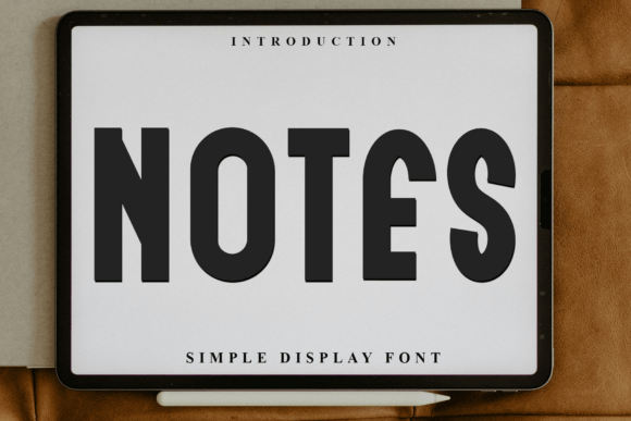 Evaluating Notes: A Practical Typeface for Creative Design