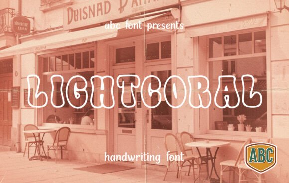 LightCoral Font: Bringing Retro Charm and Soft Energy to Modern Design