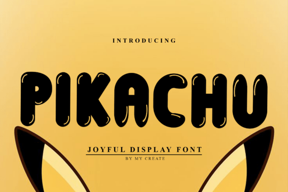 Pikachu Font: Playful Typography for Creative Design