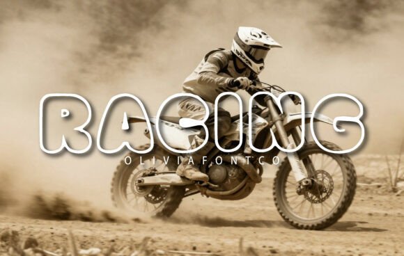 Racing: Leveraging High-Impact Display Typography for Dynamic Branding