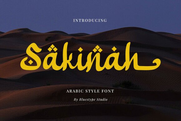 Sakinah: Bringing Tranquility and Modern Flow to Arabic Typography