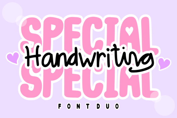 Special Handwriting Duo: Strategic Typography for Authentic Brand Communication