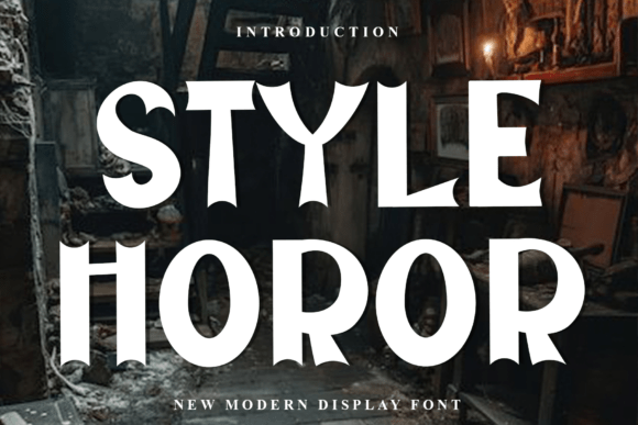 Style Horor: A Festive Typeface for Enchanting Holiday Designs