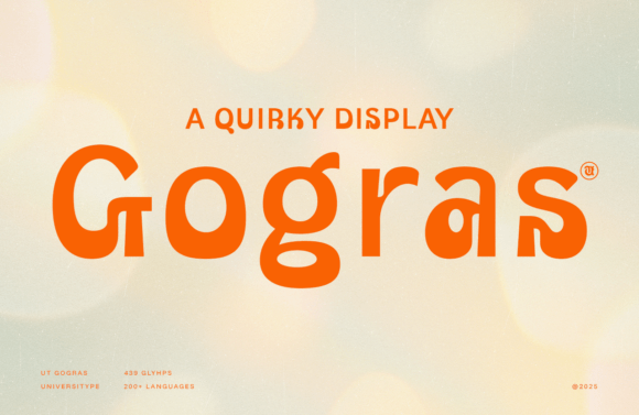 Ut Gogras: Elevating Visual Identity with Eccentric Display Typography